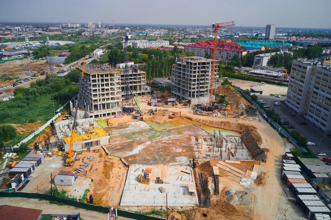 Ход строительства